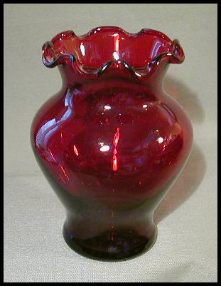 When did Anchor Hocking first produce its line of Royal Ruby depression glass?